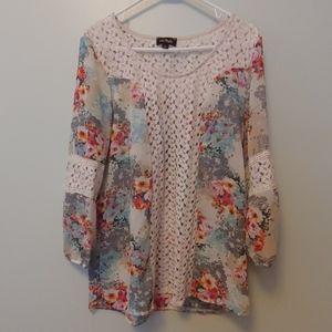 Floral boho top